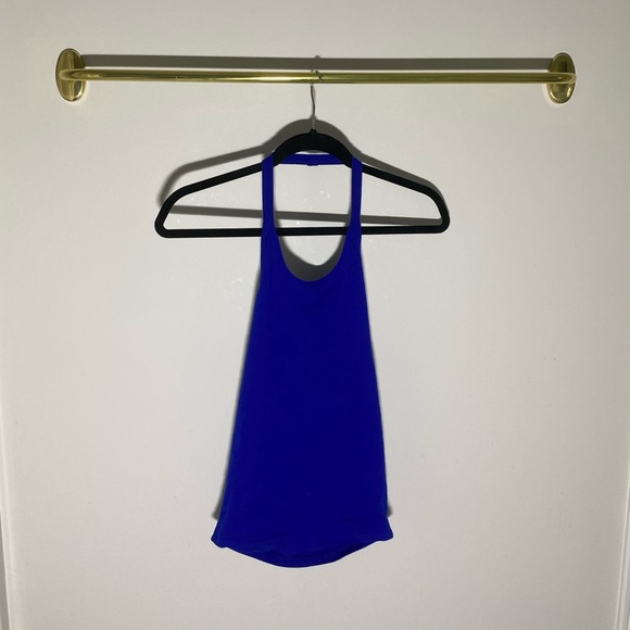 Royal Blue Halter Top - Picture 2 of 6